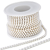 Plastic Pearl Bead Cup Chains CH-WH0013-01A-S-1