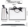 Paper Gift Handle Bags with Silk Ribbon ABAG-WH0044-56-2