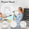 Polyester Mesh Shoe Cleaning Laundry Zipper Bags ABAG-WH0044-66B-4