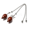 Natural Red Jasper Dowsing Pendulum Pendants GG-CBA6D08-A04-2