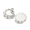 Non-Tarnish 304 Stainless Steel Pendant Cabochon Settings STAS-I202-14P-1