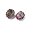 Picasso Baking Paint Glass Seed Beads GLAA-V001-08D-2