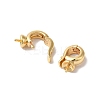Brass Fold Over Clasps KK-H483-16G-3