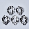 Transparent Spray Paint Acrylic Linking Rings TACR-Q276-001A-1