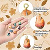 30Pcs 10 Styles Rack Plating Alloy Pendants ENAM-CJ0004-71-3