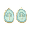 Printed 304 Stainless Steel Pendants STAS-C158-14G-04-1