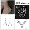 30Pcs 304 Stainless Steel Charms STAS-DC0005-42-5