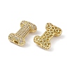 Brass Micro Pave Clear Cubic Zirconia Pendants KK-Z041-01G-I-2