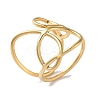 304 Stainless Steel Open Cuff Rings for Women RJEW-M020-07G-04-1