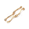 Brass Micro Pave Clear Cubic Zirconia Pendants KK-Z112-30G-2