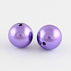 ABS Plastic Imitation Pearl Round Beads SACR-S074-20mm-A64-1