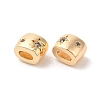 Brass Micro Pave Cubic Zirconia Beads KK-Q773-02G-03-2
