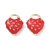 Alloy Enamel Pendants FIND-D044-11G-1