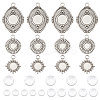 DIY Blank Photo Pendant Making Kit DIY-UN0004-17-1