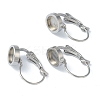 Tarnish Resistant 304 Stainless Steel Leverback Earring Findings KK-H152-09A-P-1