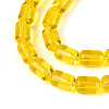 Transparent Glass Beads Strands GLAA-T028-14T-02-3