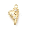 Brass Micro Pave Cubic Zirconia Pendants LS-KK-U061-12G-1
