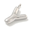 Non-Tarnish 304 Stainless Steel Pendants STAS-C102-15P-Y-2