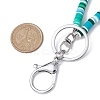 Handmade Polymer Clay ID Card Neck Strap Card Holder HJEW-JM02510-3