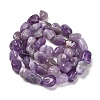 Natural Lavender Amethyst Beads Strands G-P497-01E-17-3