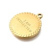 PVD Vacuum Plating 201 Stainless Steel Pendants STAS-C111-32G-2