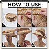 24Pcs Plastic Hat Flexible Removable Chin Cord FIND-FG0004-90-3