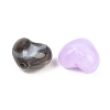 20Pcs Two Tone Opaque Imitation Gemstone Acrylic Beads MACR-F088-01-2