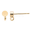 Brass Stud Earring Findings KK-WH0065-09A-G-2