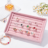 Velvet Ring Organizer Display Trays ODIS-SP0002-20B-4