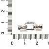 925 Sterling Silver Fold Over Clasps STER-B006-02P-3