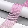 Transparent Gradient Color Glass Beads Strands GLAA-G101-2mm-14-4