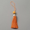 Polyester Tassel Big Pendants Decorations HJEW-TAC0019-01J-1