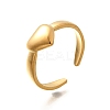 304 Stainless Steel Open Cuff Rings for Women RJEW-R010-04G-4