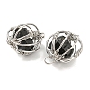 Natural Black Tourmaline Pendants G-H293-03P-02-2