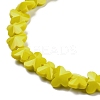 Opaque Color Glass Beads Strands EGLA-L045-I-B01-3