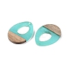 Resin & Wood Pendants WOOD-F015-17E-2
