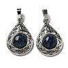 Natural Sodalite Pendants G-Q158-05P-21-1