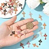 50Pcs Alloy Enamel Pendants ENAM-YW0006-50-3
