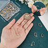 40Pcs Brass Leverback Earring Findings KK-CN0003-02-3