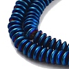 Electroplated Synthetic Non-magnetic Hematite Beads Strands G-P545-A01-01D-3