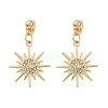 Alloy Crystal Rhinestone Dangle Stud Earrings EJEW-JE06657-02-1
