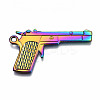 Rainbow Color Alloy Pendants PALLOY-S180-018-RS-3