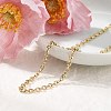 3MM 304 Stainless Steel Cable Chain Necklaces NJEW-T016-09G-3