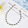 Christmas Brass Evil Eye Enamel Link Chain Anklets for Women WGC2D50-07-1