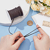 Microfibe Imitation Leather Braided Cord OCOR-WH0101-29B-3