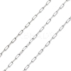 304 Stainless Steel Paperclip Chains CHS-M009-07P-03-1