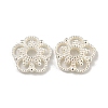 925 Sterling Silver Bead Caps STER-C007-04F-S-1