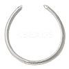 Iron Open Cuff Snake Chain Choker Necklaces for Women NJEW-M085-04P-1