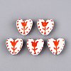 Handmade Porcelain Beads PORC-Q005-10C-1