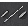 Stainless Steel Color Palette and Double Head Spoon Palette Spatulas Stick Rod MRMJ-G001-85-7